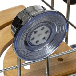 3S. x Home Étagère d'angle en métal et bambou Sale