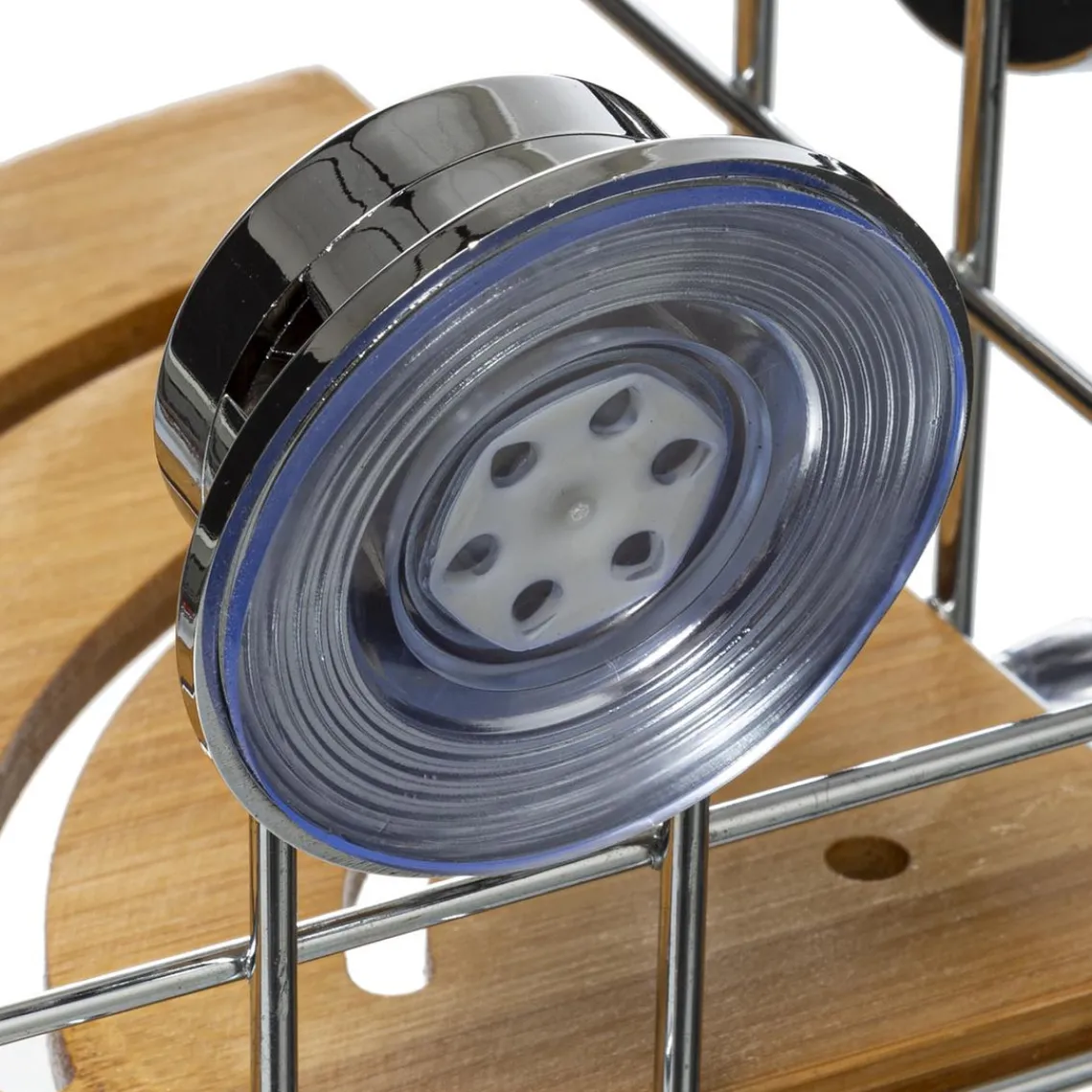 3S. x Home Étagère d'angle en métal et bambou Sale