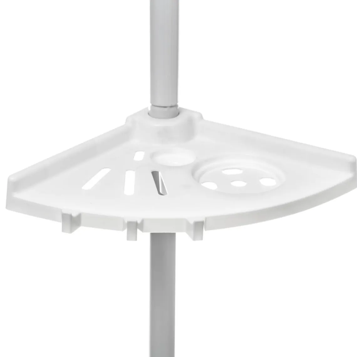 3S. x Home Étagère douche télescopique plastique