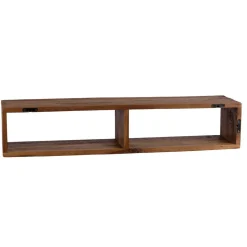 Macabane Étagère murale en teck recyclé 2 niche Outlet
