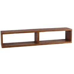 Macabane Étagère murale en teck recyclé 2 niche Outlet