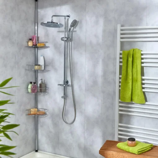 Becquet Étagère téléscope Hotello gris inox Online