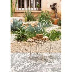 Maison Vivaraise Tapis Amara outdoor Pétrole 160 x 230