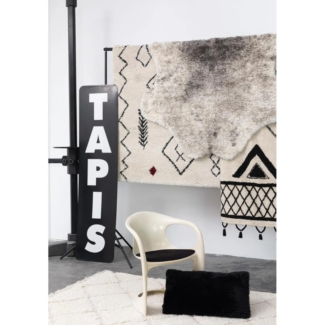 Maison Vivaraise Tapis Berry 2 Neige 160 x 230 Sale