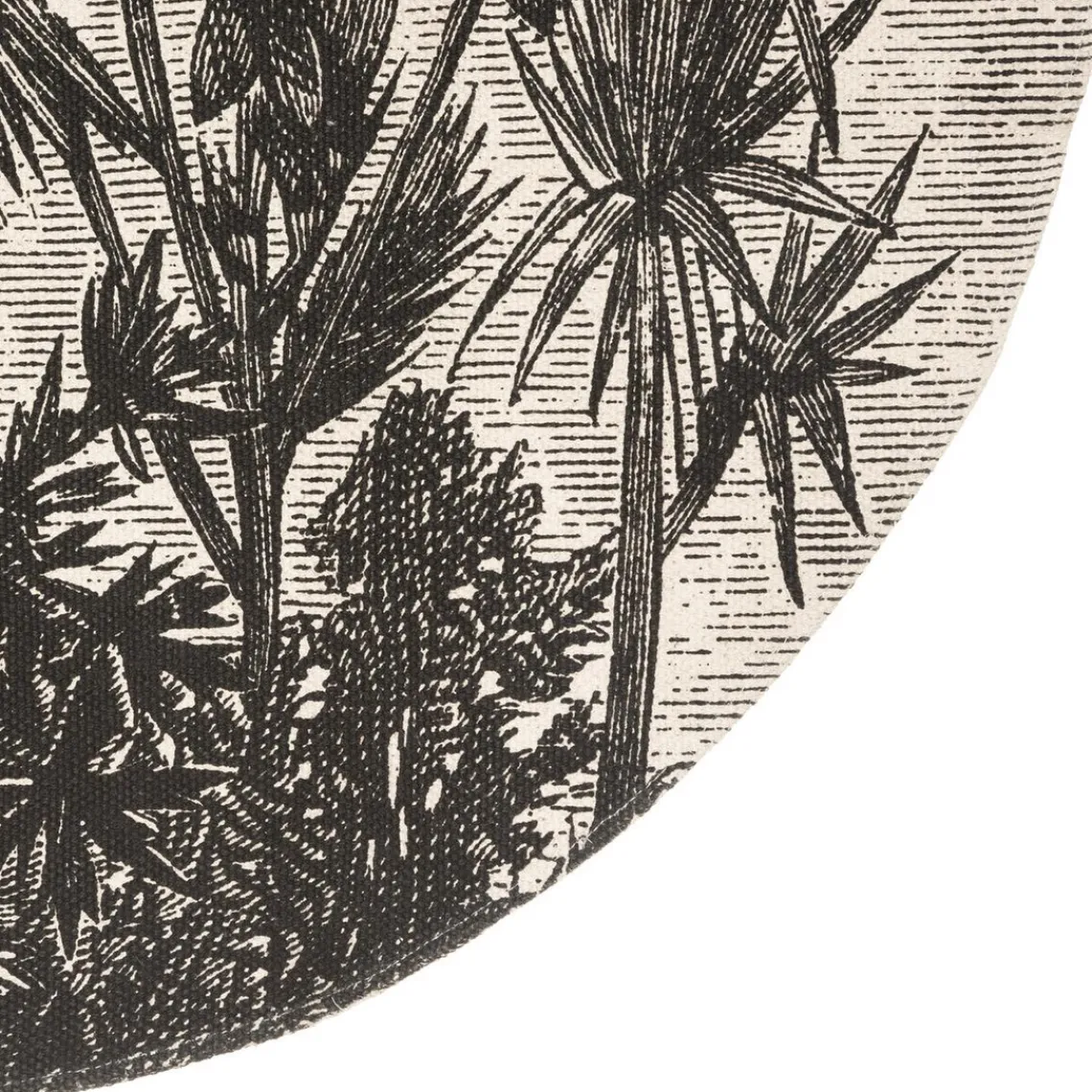 3S. x Home Tapis Box coton imprimé ethnique D90cm Discount