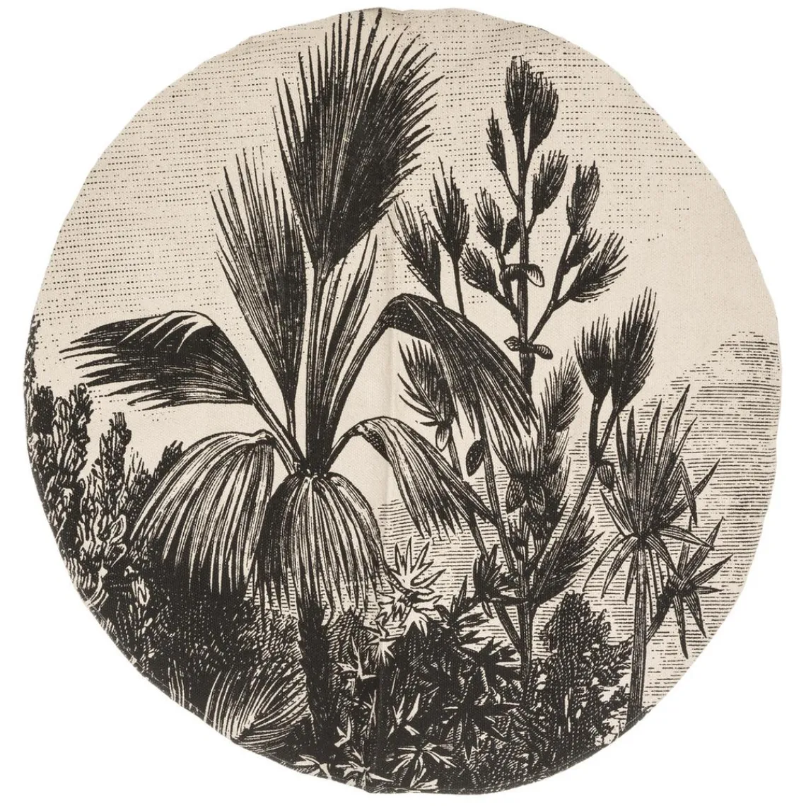 3S. x Home Tapis Box coton imprimé ethnique D90cm Discount