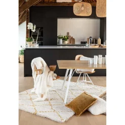 Maison Vivaraise Tapis Casablanca 2 Cuivre 120 x 170 x 3 cm Curry New