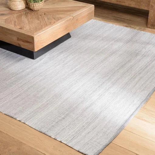 Macabane Tapis d’extérieur rectangulaire gris et blanc QUENTIN Best