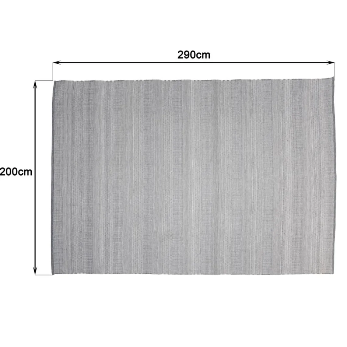Macabane Tapis d’extérieur rectangulaire gris/blanc QUENTIN Best