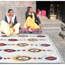 Maison Vivaraise Tapis Dorrigo Ivoire/multi 120 x 180 Hot