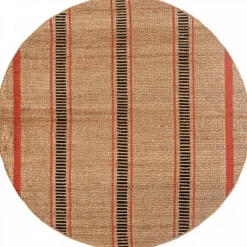 Maison Vivaraise Tapis Eden Marmelade diamètre 160 cm Discount