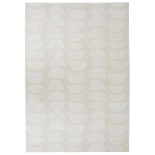 3S. x Home Tapis effet laine blanc Anoai Discount