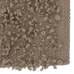 3S. x Home Tapis en coton et polyester Soana Taupe Outlet