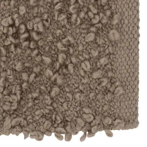 3S. x Home Tapis en coton et polyester Soana Taupe Outlet