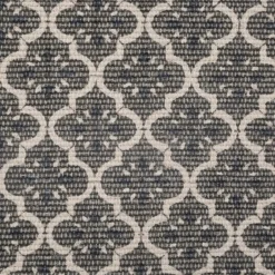 3S. x Home Tapis en Coton Imprimé Box Gris modèle B Outlet