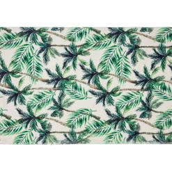 3S. x Home Tapis en fausse fourrure tropicale New