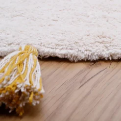 3S. x Home Tapis enfant arc en ciel avec pompons RAINBOW Outlet