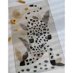 Nattiot Tapis enfant LITTLE JAGUAR - ivoire Best