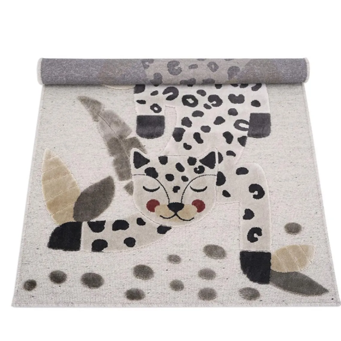 Nattiot Tapis enfant LITTLE JAGUAR - ivoire Best