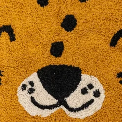 3S. x Home Tapis enfant léopard Kori Jaune ocre New