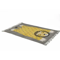3S. x Home Tapis enfant rectangulaire lion 110x170 LEONO Discount