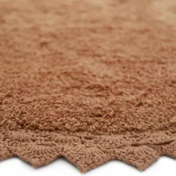 Nattiot Tapis finition crochet PERLA marron Outlet