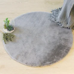 3S. x Home Tapis four extra doux gris D 80 Outlet