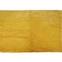 3S. x Home Tapis Imitation Poil Fin Moutarde 120x170cm en polyester Jaune Online