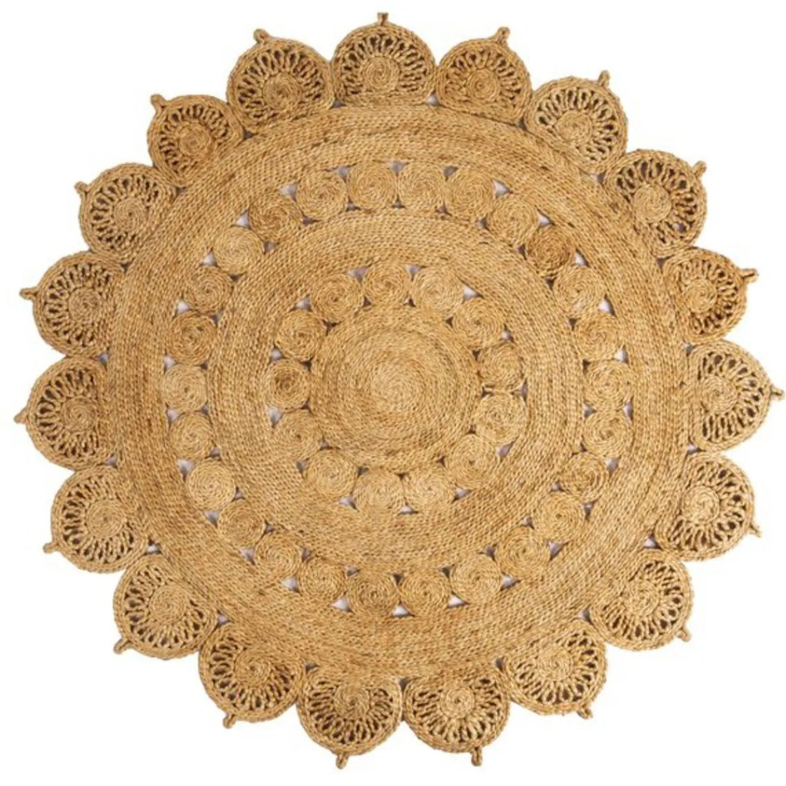 3S. x Home Tapis Jute 120cm Kolkata Online