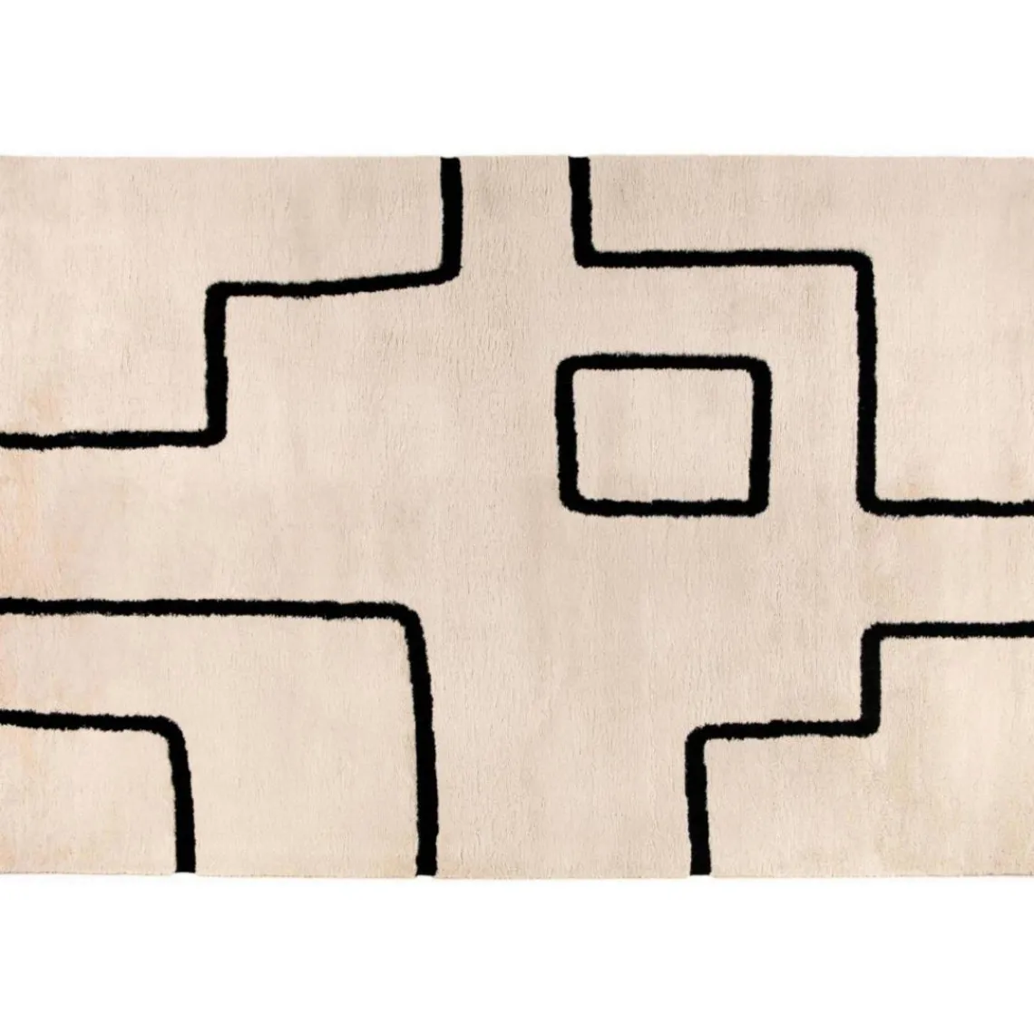 Maison Vivaraise Tapis Louisa Caviar 160 x 230 x 2 cm Gris chiné Sale