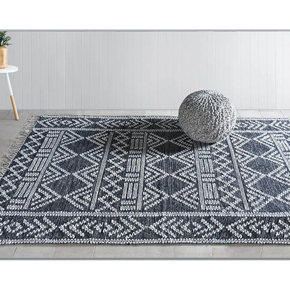 Maison Vivaraise Tapis Maïs Charbon/ivoire 160 x 230 Online