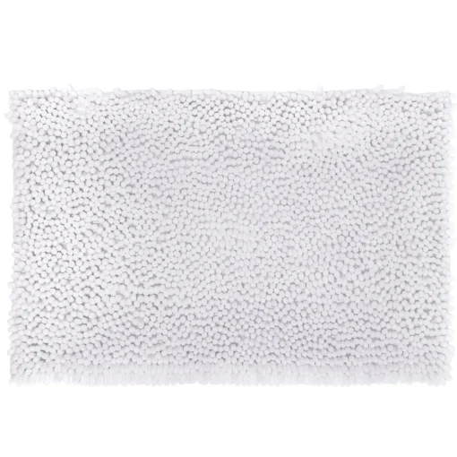 3S. x Home Tapis maxi chenille blanc 50X80 Hot