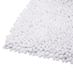 3S. x Home Tapis maxi chenille blanc 50X80 Hot