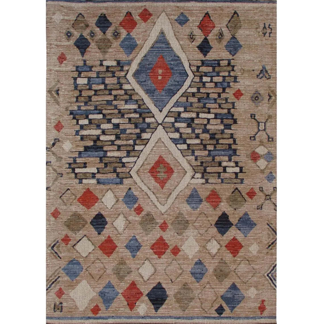 Maison Vivaraise Tapis Nowgan Multicolore New