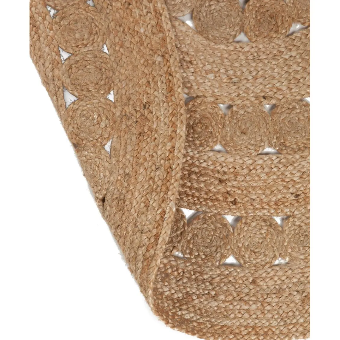 Maison Vivaraise Tapis Patna Naturel diamètre 120 New