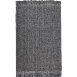 Maison Vivaraise Tapis Rectangulaire Gris Hot