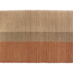 Maison Vivaraise Tapis rectangulaire Karan Terracotta Hot