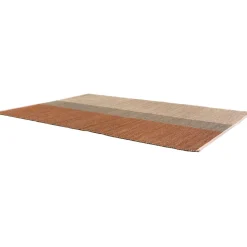 Maison Vivaraise Tapis rectangulaire Karan Terracotta Hot