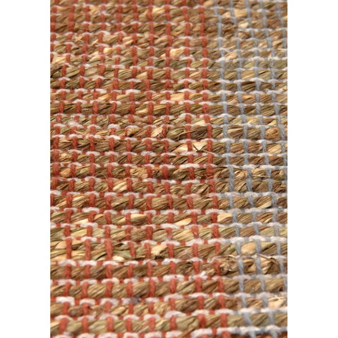 Maison Vivaraise Tapis rectangulaire Karan Terracotta Hot