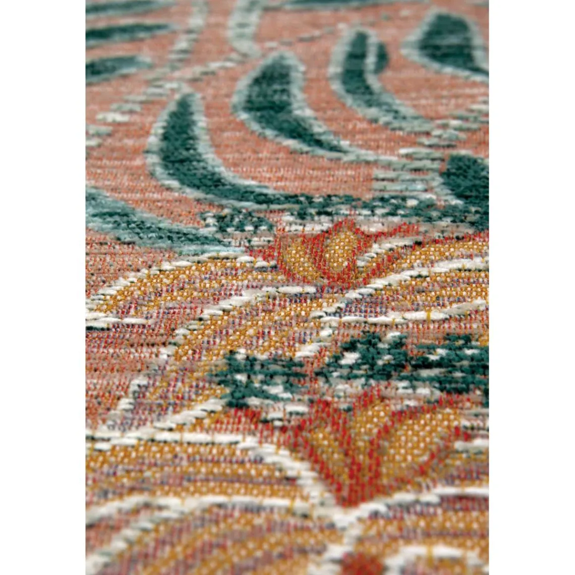 Maison Vivaraise Tapis rectangulaire Nona Peche