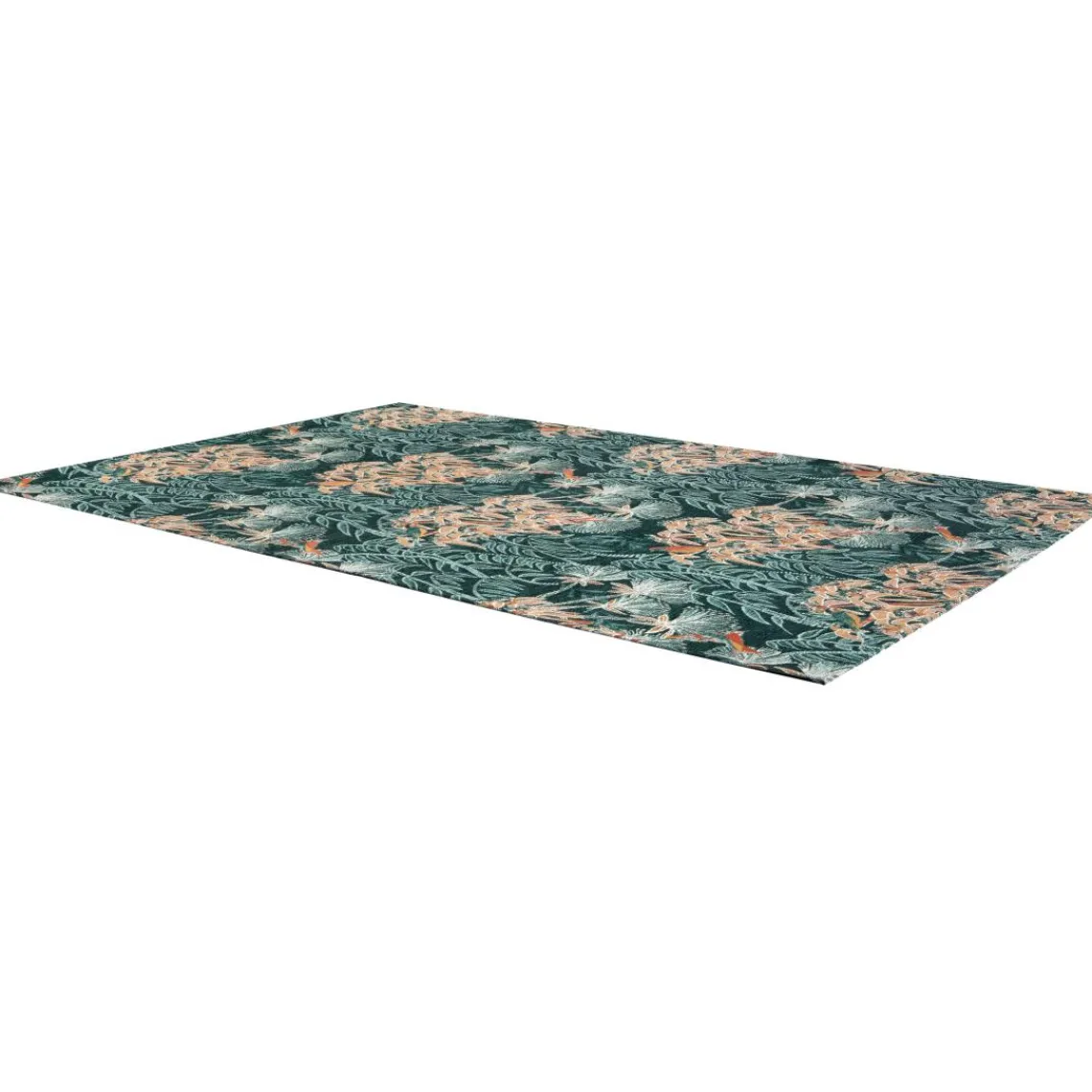 Maison Vivaraise Tapis rectangulaire Nona Prusse Hot