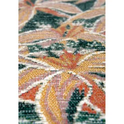 Maison Vivaraise Tapis rectangulaire Nona Prusse Hot