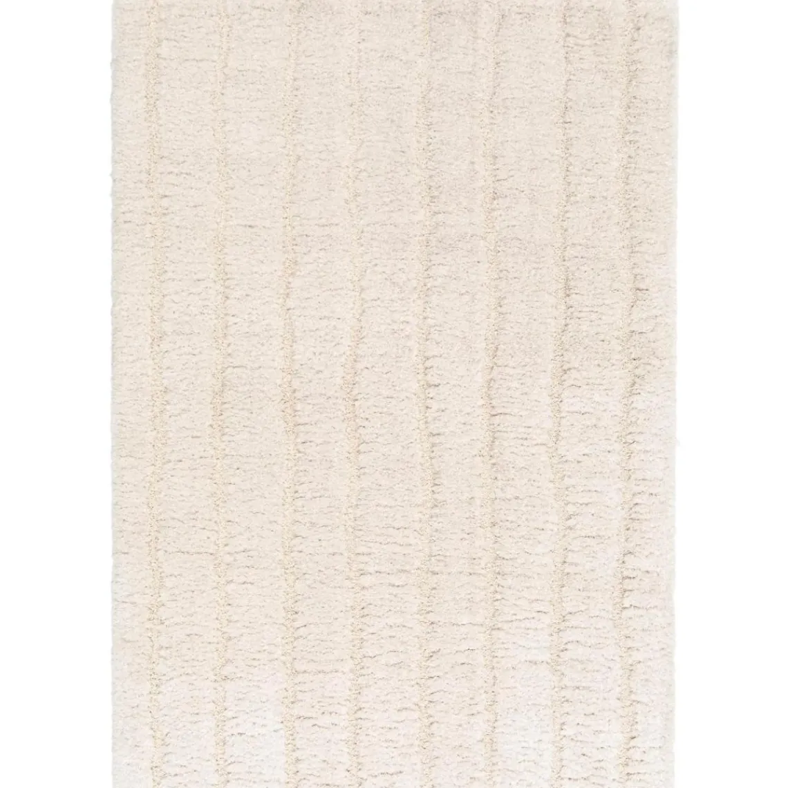 Maison Vivaraise Tapis rectangulaire recyclé Mael Neige Online