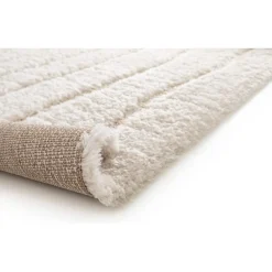 Maison Vivaraise Tapis rectangulaire recyclé Mael Neige Online