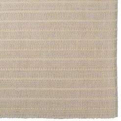 Macabane Tapis rectangulaire 160x230cm en coton recyclé couleur ivoire SACHA Clearance