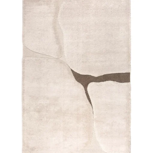 Maison Vivaraise Tapis recyclé Yan Neige 160 x 230 x 2 Best