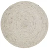 Nattiot Tapis rond laine feutrée NEETHU avoine taille S Discount