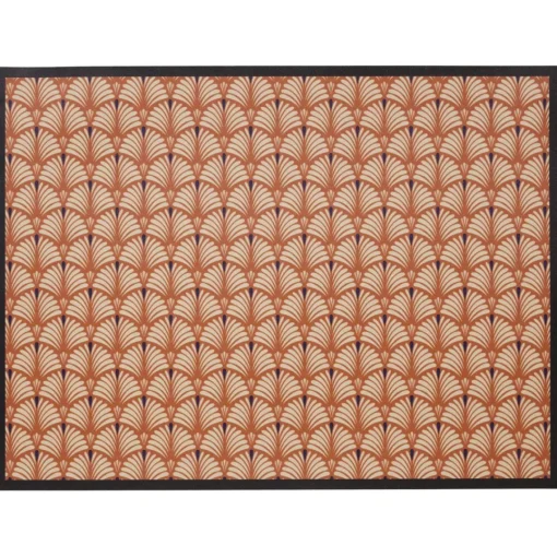 Becquet Tapis vinyle BABESQUE Orange Sale