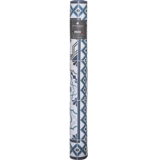 3S. x Home Tapis Vinyle Mosaïque bleuBoîte 50x112 Sale