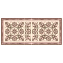 3S. x Home Tapis Vinyle Mosaïque bleuBoîte 50x112 Sale